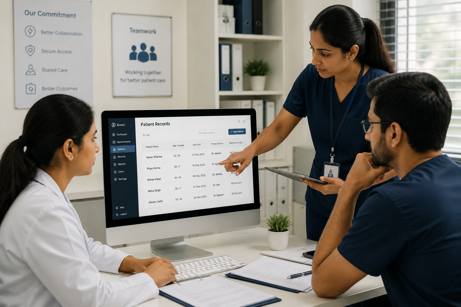 Multi-Doctor Clinics: How to Manage Roles, Permissions & Shared Patient Records